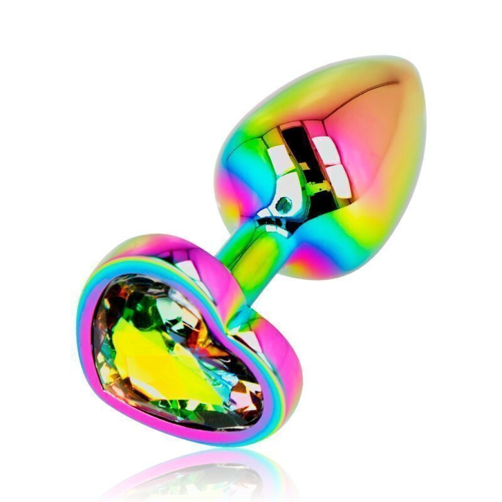 Plug Anale Cuore Iridescente S